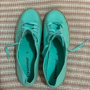 LIMITED EDITION pastel blue Superga sneakers